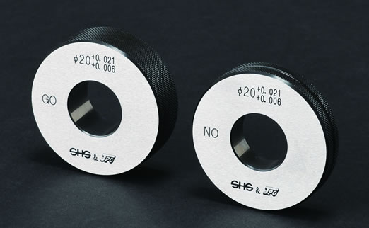 測範社 メートルネジリングゲージ 1セット 2個入 ネジ径12mm ピッチ1.25mm GRWR2 12-1.25 (65-4228-52)